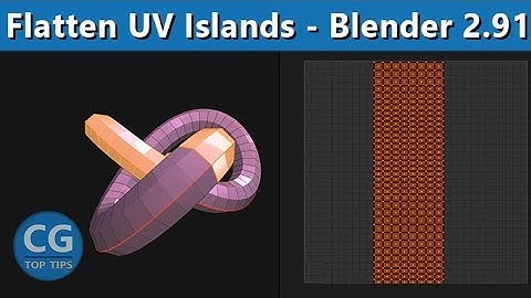 Flatten UV Islands Using Follow Active Quads Tool