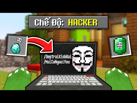 Minecraft Bedwars, KHANGG Sở Hữu MÁY TÍNH HACKER Tạo Lệnh Ngẫu Nhiên Siêu Vip Troll Noob Team