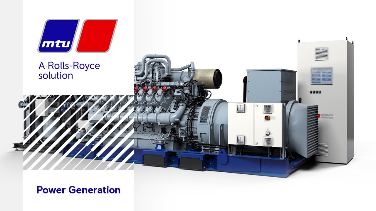 Mtu Onsite Energy The New Gas Powered Series 4000 Youtube