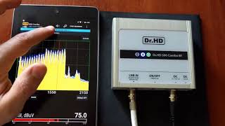 Dr HD 500 combo real spectrum