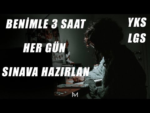 #8  Sınava Kadar Benimle Her Gün 3 Saat Çalış - Study With Me  Motivasyon Videosu