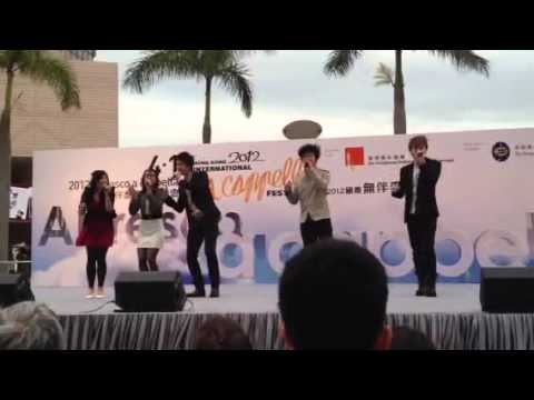 1/4/2012 Alfresco a cappella @ Hong Kong - JUST a cappella