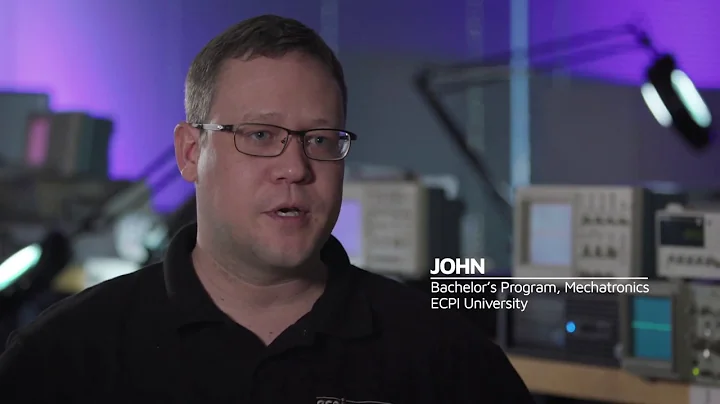 ECPI University | Meet John, Mechatronics Program