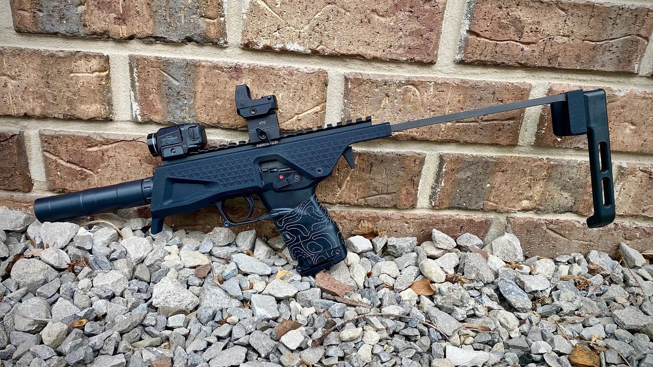 Farrowtech chassis for the Keltec P17 pistol - YouTube