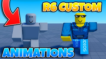 How to CREATE Custom R6 Animations IN Roblox Studio