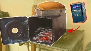 ♻ My Homemade Wood Oven Made From a Paint Can