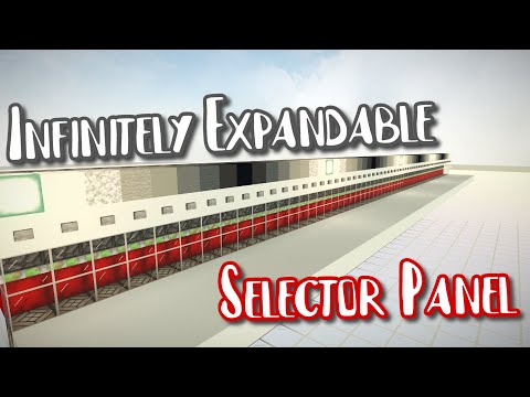 Minecraft: Infinitely Expandable Selector Panel