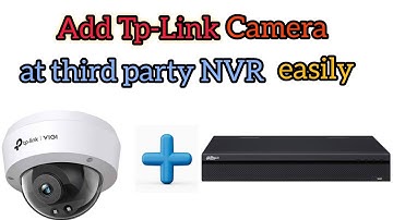 How to add tp-link camera at third party NVR | Tp-link camera add at Dahua NVR easily 