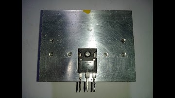 Step by Step Tutorial (How to build a small SSTC tesla coil) Only one MOSFET Transistor IRFP460.