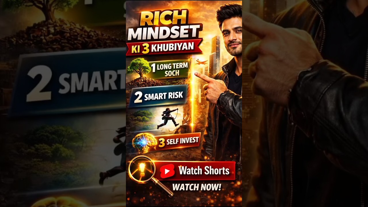 Rich Mindset Ki 3 Khubiyan 😱 | Ameer Log Aisa Kyun Sochte Hain? | 