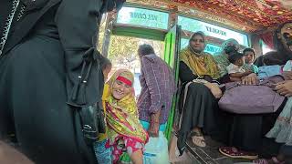 Overloaded & Overcrowded Chaotic Bus Journey 🚍 | Crazy Public Transport Experience