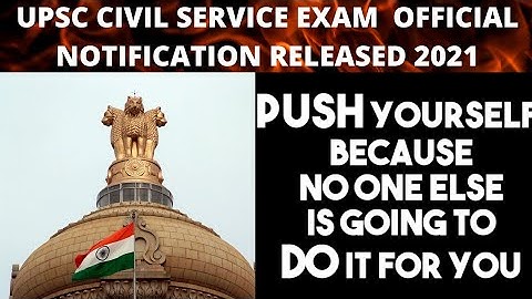 UPSC CIVIL SERVICE EXAM OFFICIAL NOTIFICATION  RELEASED 2021 | TAMIL | NEEGALUM I.P.S AGALAM