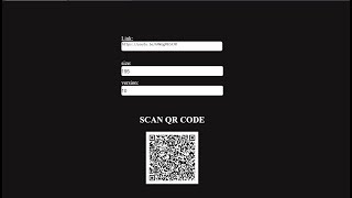 QR code generator page Html Css