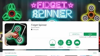 fidget spinner android game screenshot 2