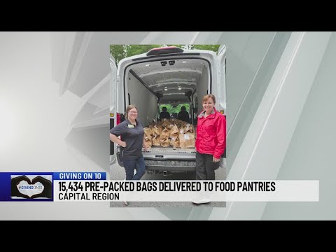 15K pre-packed bags delivered to food pantries
