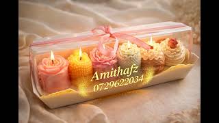 Candle Perfumed Box Packaging for DIY custom Small Gift Box with Drawer Tutorial / Tea Light Candle