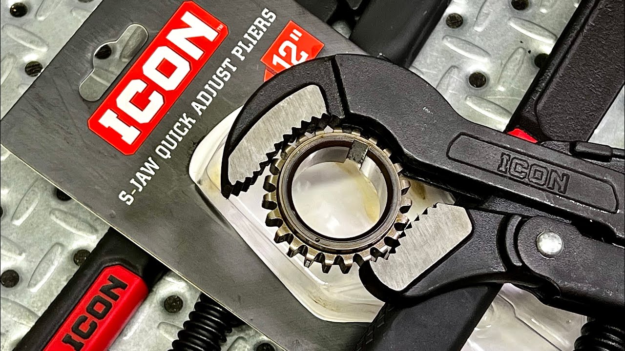 ICON 12 in. SJaw QuickAdjust Pliers Wrench Item 59838 YouTube