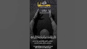 سعد الغامدي سورة التوبة والذين يؤذن رسول الله لهم عذاب أليم(61) حالات واتس اب دينية