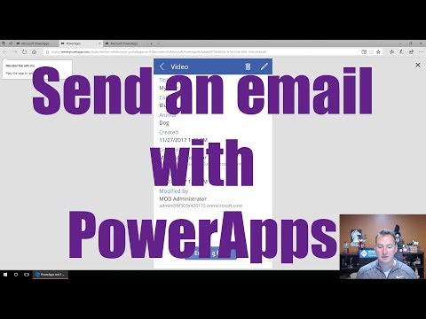 PowerApps send email
