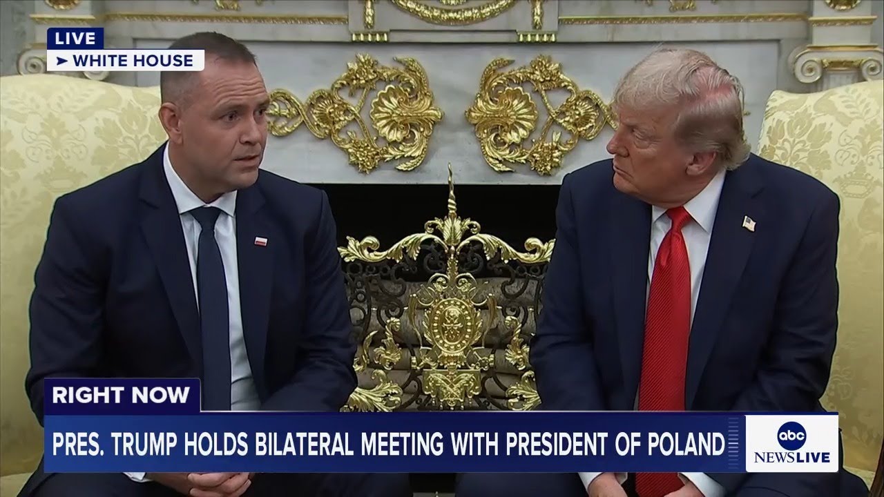 COMING UP: Pres. Trump holds bilateral meeting with president of Poland