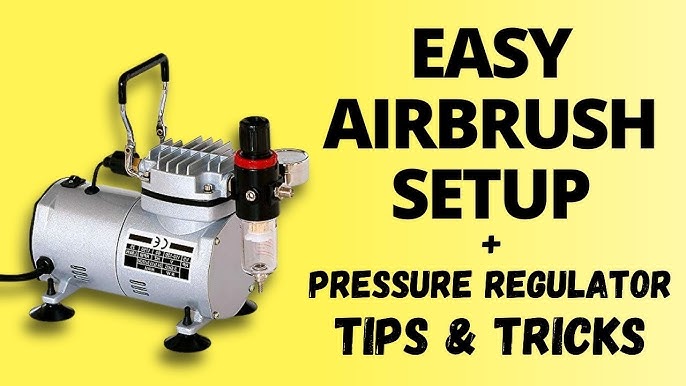 HOW TO Set Up your SHOP or HOBBY AIR COMPRESSOR for AIRBRUSH a