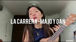 Video voorbeeld van "La carrera- UKULELE TUTORIAL MAJO Y DAN"