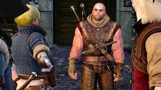 THE WITCHER 3 - Roche and Ves meet Letho in Kaer Morhen (all options) [4K, 60fps]