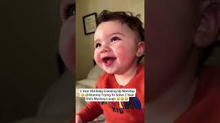 2 Year Old Baby Cracking Up Nonstop🤣Mummy Trying To Solve 2 Year Old’s Mystery Laugh😅#cute#laughing