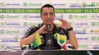 Eduardo Barros fala em coletiva após partida diante do Avaí | Coletiva | 11/10/26