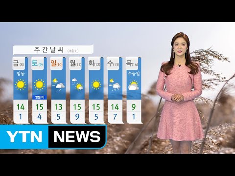 [날씨] 전국 맑고 오후 찬 바람...내일, <strong>입동</strong> 추위 / YTN