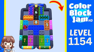 Color Block Jam Level 1154 Solution Walkthrough