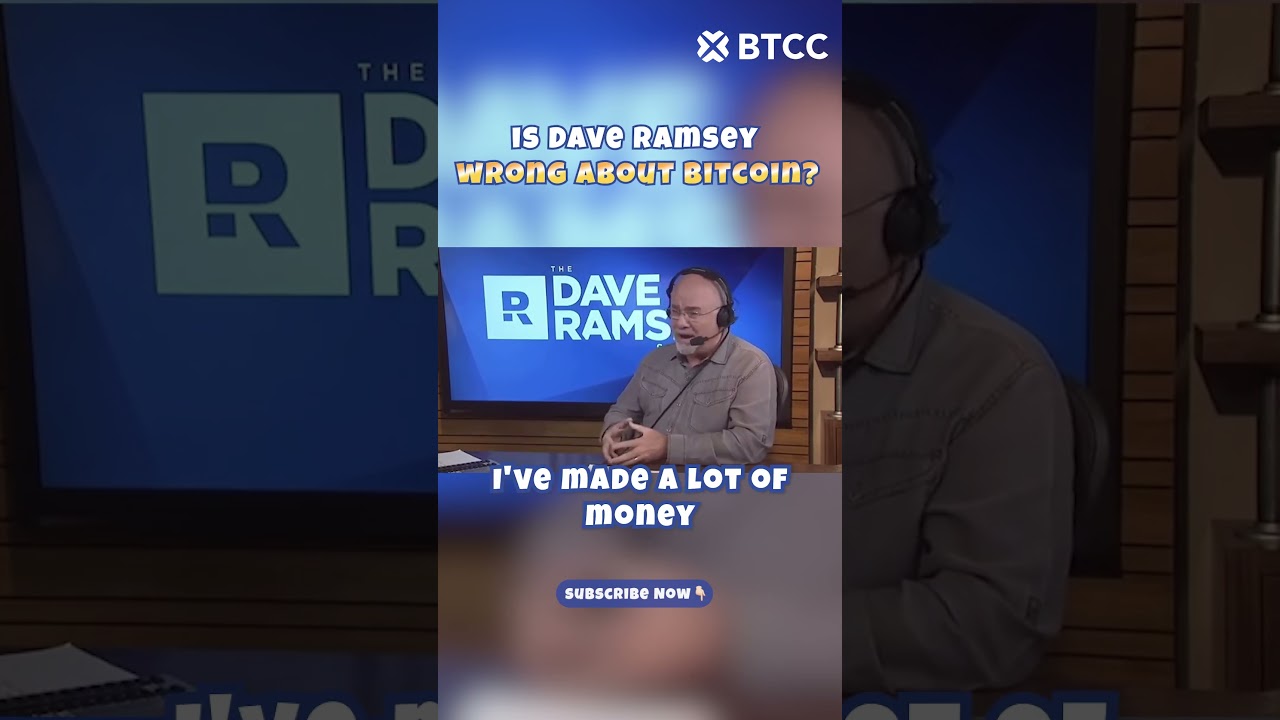 Dave Ramsey's take on Bitcoin, DO YOU AGREE ?