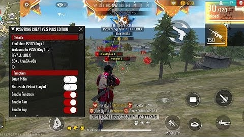 P2077KNG CHEAT V7.5 MOD MENU OB50 ANTIBAN FULL UPDATE 100% SAFE FF MOD CS | BR RANK WORKING ✅