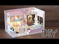 4k diy miniature dollhouse kit  my pink house  duplex apartment  relaxing satisfying