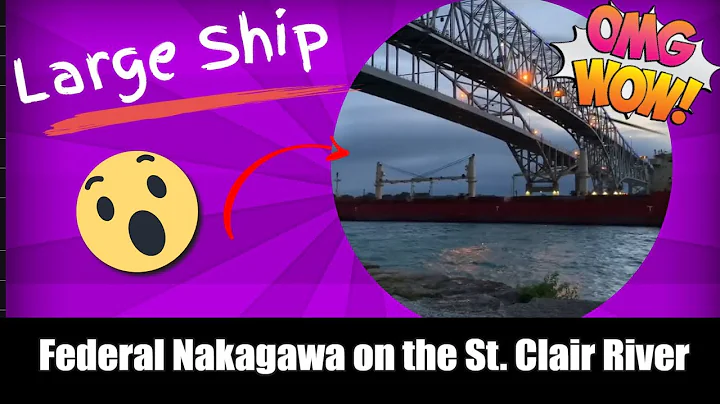 Great Lakes Ships Horn Signals - Federal Nakagawa #LargeShips