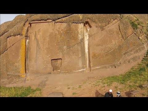 Mysterious Ancient Portal Of Amaru Muru Near Lake Titicaca In Peru