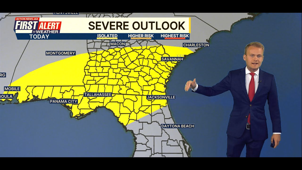 (01/03/26) Widespread rain and a few storms expected Saturday - YouTube