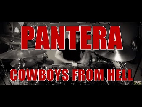 PANTERA - Cowboys from hell - drum cover (HD) - YouTube