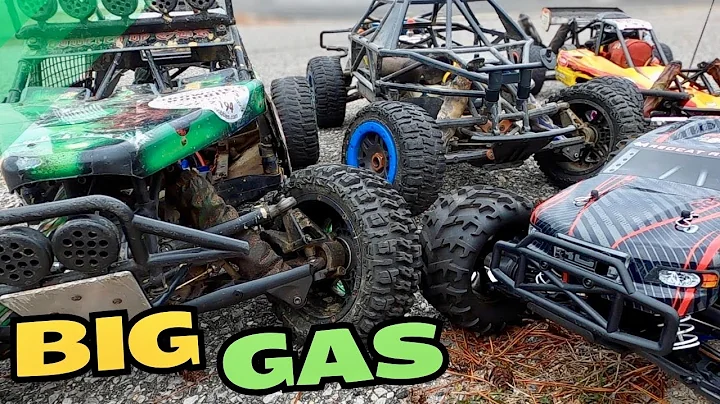 GIANT RCs - Genuine HPI Baja 5B & OBR Powered GAS Trucks & LOSI DBXL-E