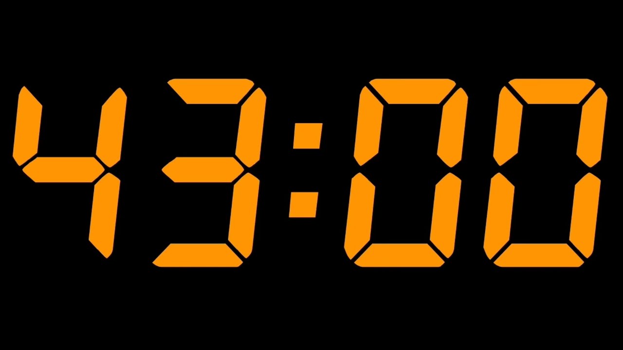 43 MINUTE TIMER-YouTube - YouTube