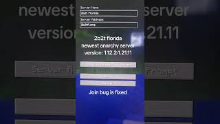 Join bug fixed on 2b2t florida #2b2t #anarchy #minecraft #minecraftshorts #minecraftserver #java