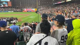 Orioles vs Yankees        9th inning fight. 7-12-24