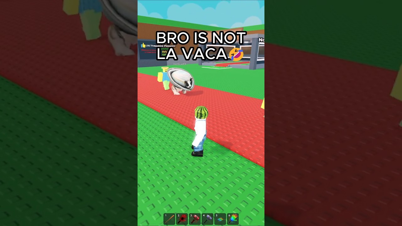 🤣NEW LA VACA Troll  #roblox #stealabrainrot #robloxshorts
