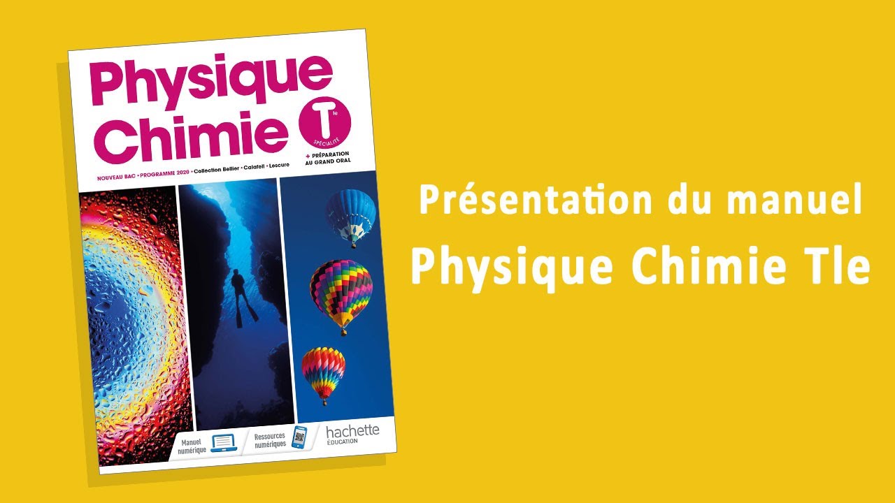 Page Présentation Physique Chimie corrigé livre physique chimie terminale s hachette pdf