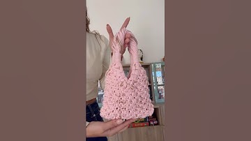 Tutorial disponibile sul canale! 🥰 #macrametutorial #macramebag