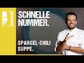 Schnelles Spargel-Chili Suppen-Rezept von Steffen Henssler