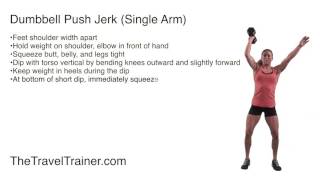 Dumbbell Push Jerk (Single Arm)