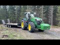 Köp Traktor John Deere 7920R med Palmse Maskintrailer på Klaravik