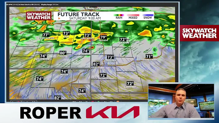 Youtube Friday evening:  Scattered weekend thunderstorms and the heat.
