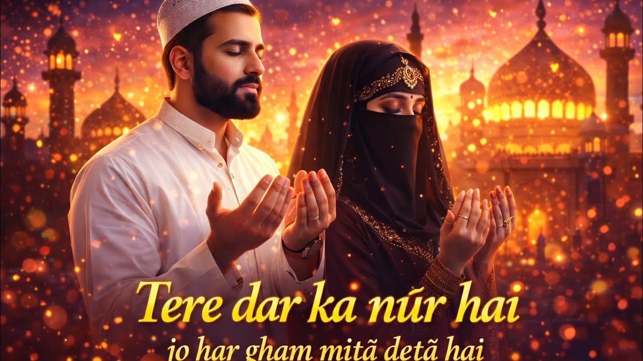 🌟 Tere Dar Ka Nūr Hai – Jo Har Gham Ko Chamak Se Mitā Deta Hai! 🌟